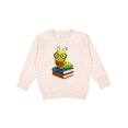 thumbnail image 1 of Inktastic Reading Bookworm Toddler Sweatshirt, 1 of 4