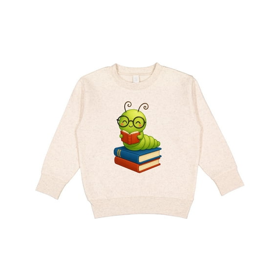 Inktastic Reading Bookworm Toddler Sweatshirt
