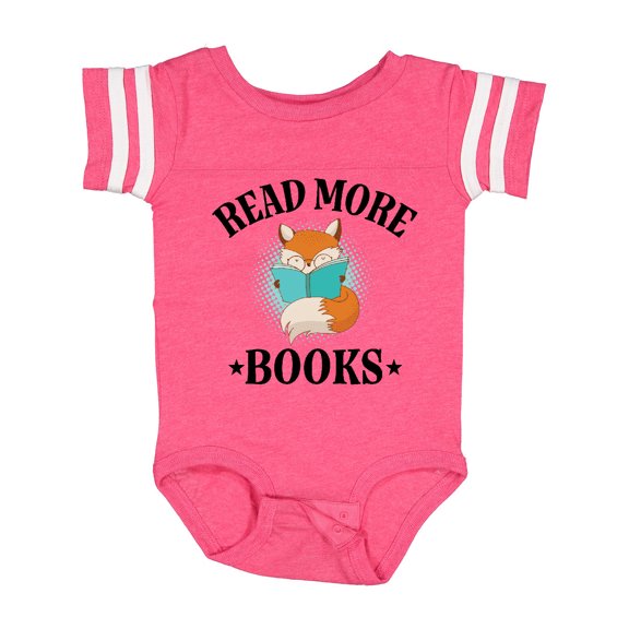 Inktastic Reading Group Fox Read More Books Boys or Girls Baby Bodysuit