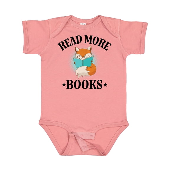 Inktastic Reading Group Fox Read More Books Boys or Girls Baby Bodysuit