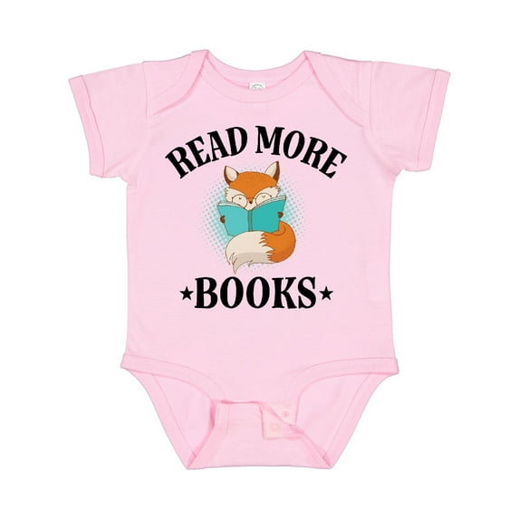 Inktastic Reading Group Fox Read More Books Boys or Girls Baby Bodysuit