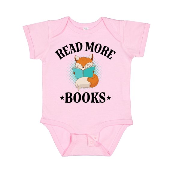 Inktastic Reading Group Fox Read More Books Boys or Girls Baby Bodysuit