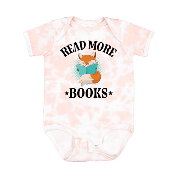 Inktastic Reading Group Fox Read More Books Boys or Girls Baby Bodysuit