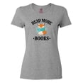 thumbnail image 1 of Inktastic Reading Group Fox Read More Books Women's T-Shirt, 1 of 5