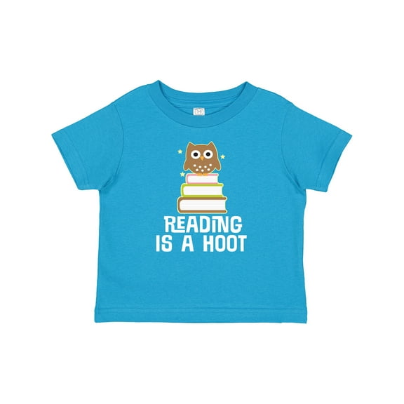 Inktastic Reading Is A Hoot Librarian Gift Girls Baby T-Shirt