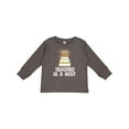 thumbnail image 1 of Inktastic Reading Is A Hoot Librarian Gift Girls Long Sleeve Toddler T-Shirt, 1 of 5