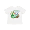 thumbnail image 1 of Inktastic Reading is Magical Dragon Green Dragon with Book Boys or Girls Toddler T-Shirt, 1 of 5