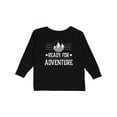 thumbnail image 1 of Inktastic Ready For Adventure Hiking Camping Boys or Girls Long Sleeve Toddler T-Shirt, 1 of 5