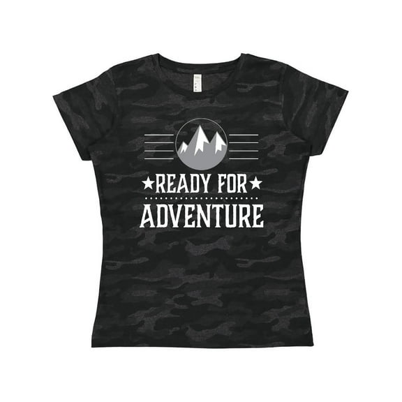 Inktastic Ready For Adventure Hiking Camping Women's T-Shirt