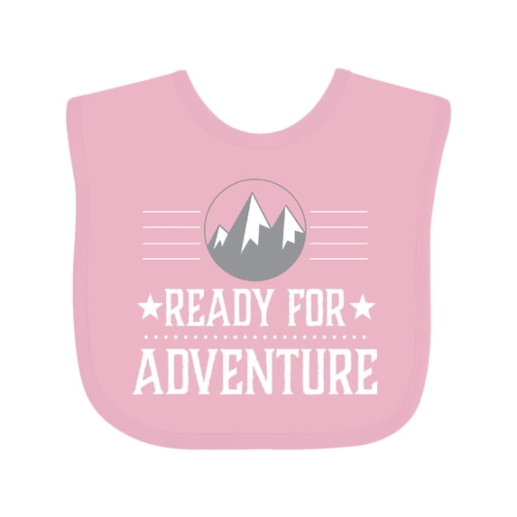 Inktastic Ready for Adventure Hiking Camping Boys or Girls Baby Bib