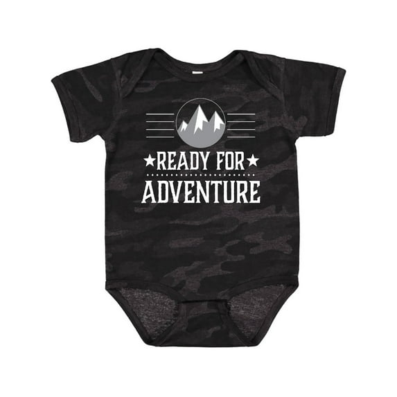 Inktastic Ready for Adventure Hiking Camping Boys or Girls Baby Bodysuit