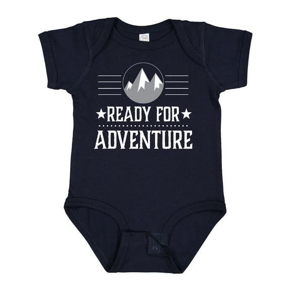 Inktastic Ready for Adventure Hiking Camping Boys or Girls Baby Bodysuit