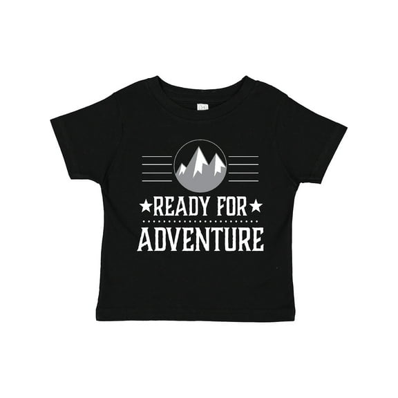 Inktastic Ready for Adventure Hiking Camping Boys or Girls Toddler T-Shirt