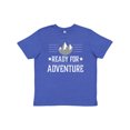 thumbnail image 1 of Inktastic Ready for Adventure Hiking Camping Youth T-Shirt, 1 of 5