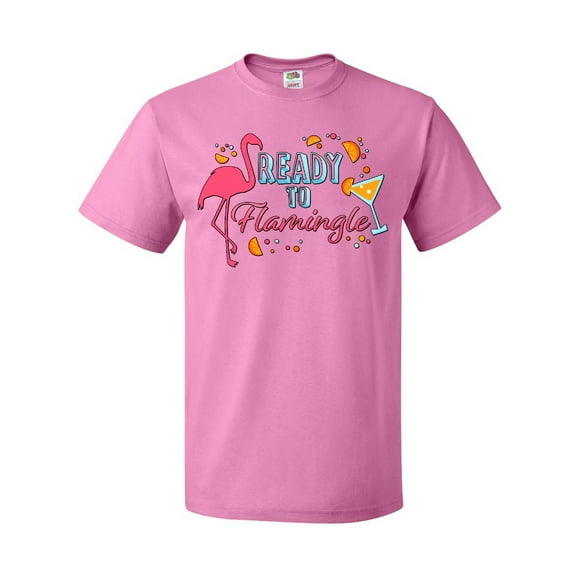 Inktastic Ready to Flamingle- Flamingo Party T-Shirt