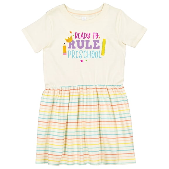 Inktastic Ready to Rule Preschool Back to School Girls Toddler Dress