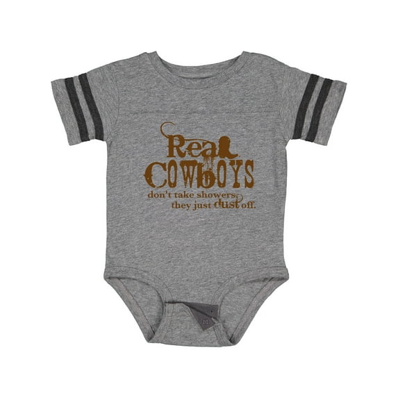Inktastic Real Cowboys Boys or Girls Baby Bodysuit