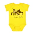 thumbnail image 1 of Inktastic Real Cowboys Boys or Girls Baby Bodysuit, 1 of 5
