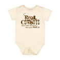 thumbnail image 1 of Inktastic Real Cowboys Boys or Girls Baby Bodysuit, 1 of 5