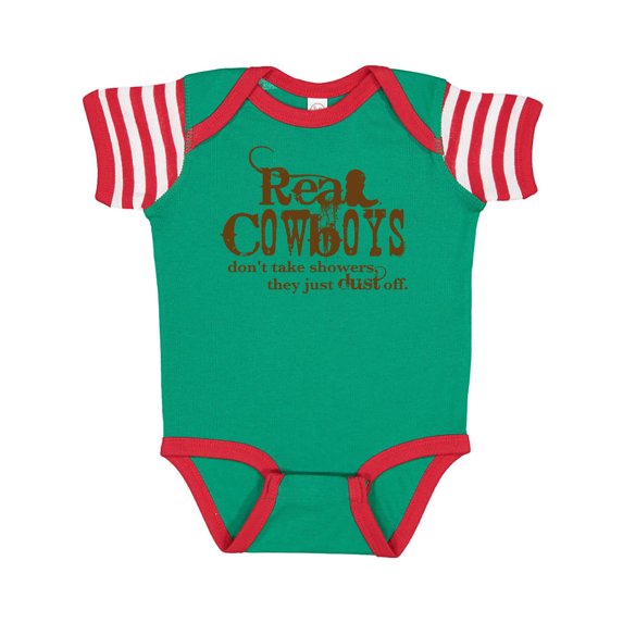 Inktastic Real Cowboys Boys or Girls Baby Bodysuit