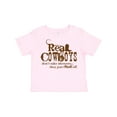 thumbnail image 1 of Inktastic Real Cowboys Boys or Girls Toddler T-Shirt, 1 of 5