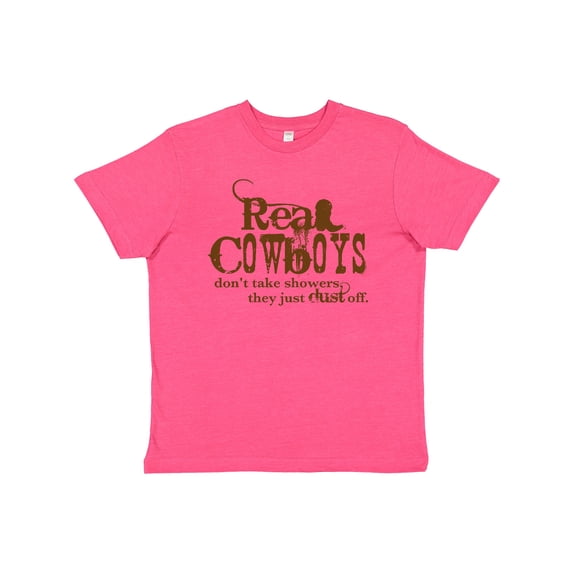 Inktastic Real Cowboys Youth T-Shirt