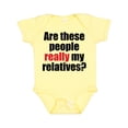 thumbnail image 1 of Inktastic Really My Relatives? Boys or Girls Baby Bodysuit, 1 of 5