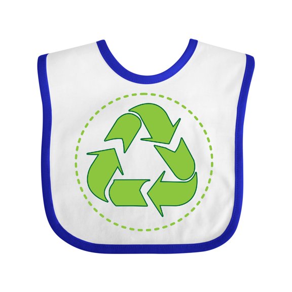Inktastic Recycle Conserve Earth Day Boys or Girls Baby Bib