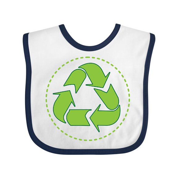 Inktastic Recycle Conserve Earth Day Boys or Girls Baby Bib