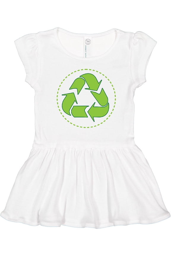 Recycle Conserve Earth Day Girls Toddler Dress