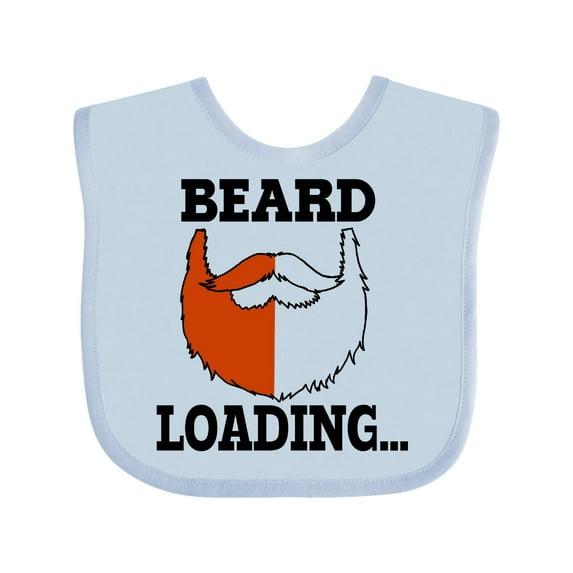 Inktastic Red Beard is Loading Boys Baby Bib