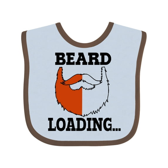 Inktastic Red Beard is Loading Boys Baby Bib