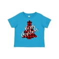 thumbnail image 1 of Inktastic Red Buffalo Plaid Christmas Tree Boys or Girls Toddler T-Shirt, 1 of 5