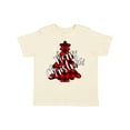 thumbnail image 1 of Inktastic Red Buffalo Plaid Christmas Tree Boys or Girls Toddler T-Shirt, 1 of 5