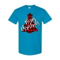 thumbnail image 1 of Inktastic Red Buffalo Plaid Christmas Tree T-Shirt, 1 of 5
