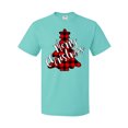 thumbnail image 1 of Inktastic Red Buffalo Plaid Christmas Tree T-Shirt, 1 of 5