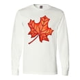 thumbnail image 1 of Inktastic Red Canadian Maple Leaf Long Sleeve T-Shirt, 1 of 5