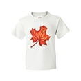 thumbnail image 1 of Inktastic Red Canadian Maple Leaf Youth T-Shirt, 1 of 5