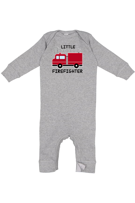 Red Fire Little Firefighter Baby Romper Coveralls