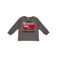 thumbnail image 1 of Inktastic Red Fire Little Firefighter Boys or Girls Long Sleeve Toddler T-Shirt, 1 of 5