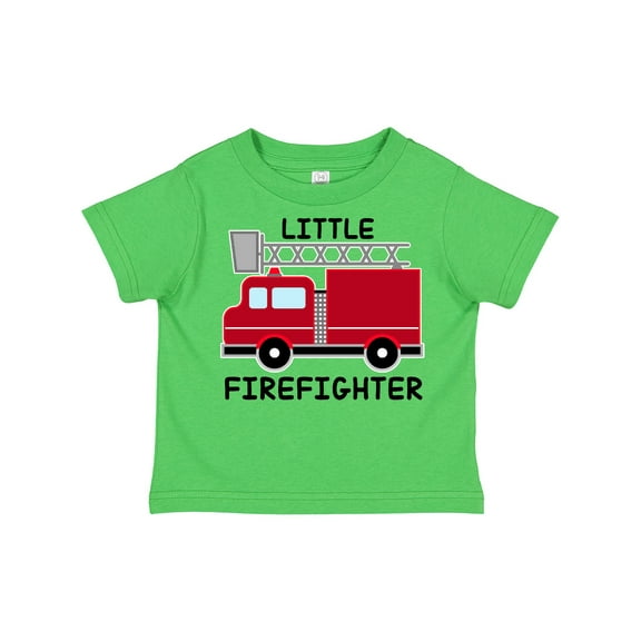 Inktastic Red Fire Little Firefighter Boys or Girls Toddler T-Shirt
