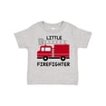 thumbnail image 1 of Inktastic Red Fire Little Firefighter Boys or Girls Toddler T-Shirt, 1 of 5