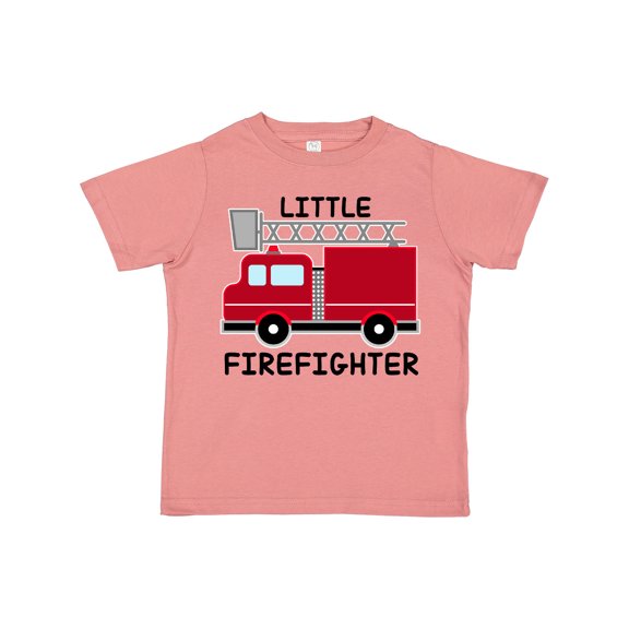 Inktastic Red Fire Little Firefighter Boys or Girls Toddler T-Shirt