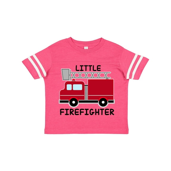 Inktastic Red Fire Little Firefighter Boys or Girls Toddler T-Shirt