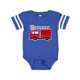 thumbnail image 1 of Inktastic Red Firefighter Fire Truck Boys or Girls Baby Bodysuit, 1 of 5