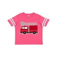 thumbnail image 1 of Inktastic Red Firefighter Fire Truck Boys or Girls Toddler T-Shirt, 1 of 5