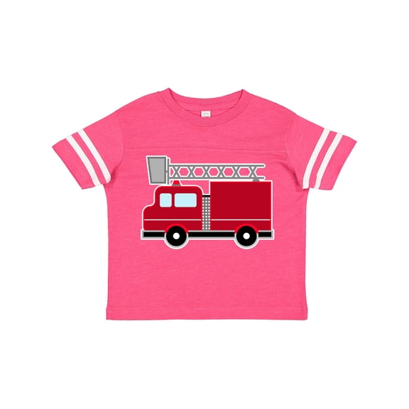 Inktastic Red Firefighter Fire Truck Boys or Girls Toddler T-Shirt