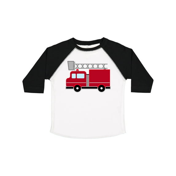 Inktastic Red Firefighter Fire Truck Boys or Girls Toddler T-Shirt