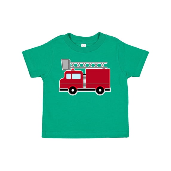 Inktastic Red Firefighter Fire Truck Boys or Girls Toddler T-Shirt