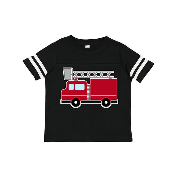 Inktastic Red Firefighter Fire Truck Boys or Girls Toddler T-Shirt